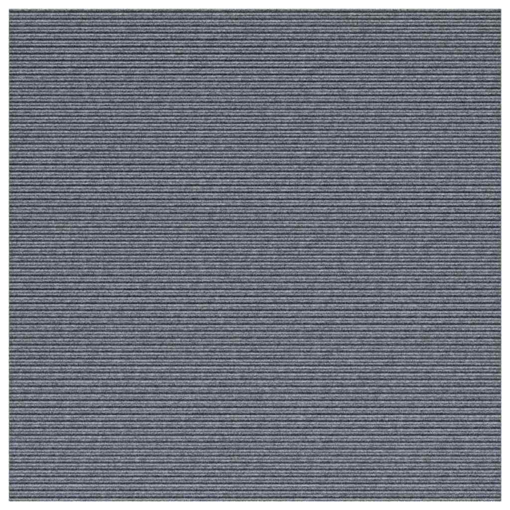 vidaXL Runner de Carpete Cinzento-claro 100 x 100 cm tecido