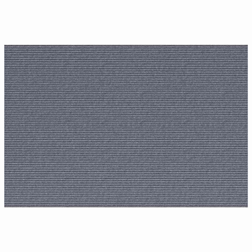 vidaXL Runner de Carpete Cinzento-claro 100 x 150 cm tecido