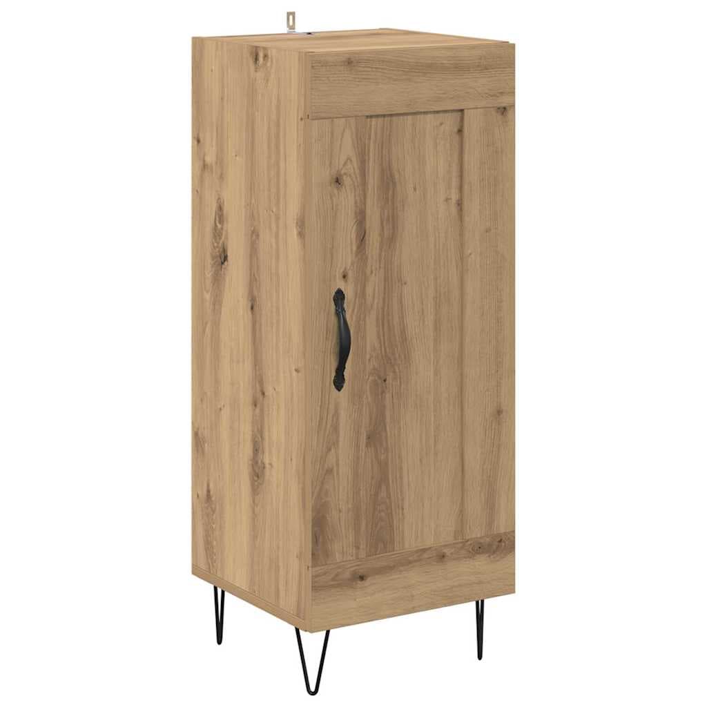 vidaXL Buffet Carvalho Artesanal 34,5 x 34 x 90 cm