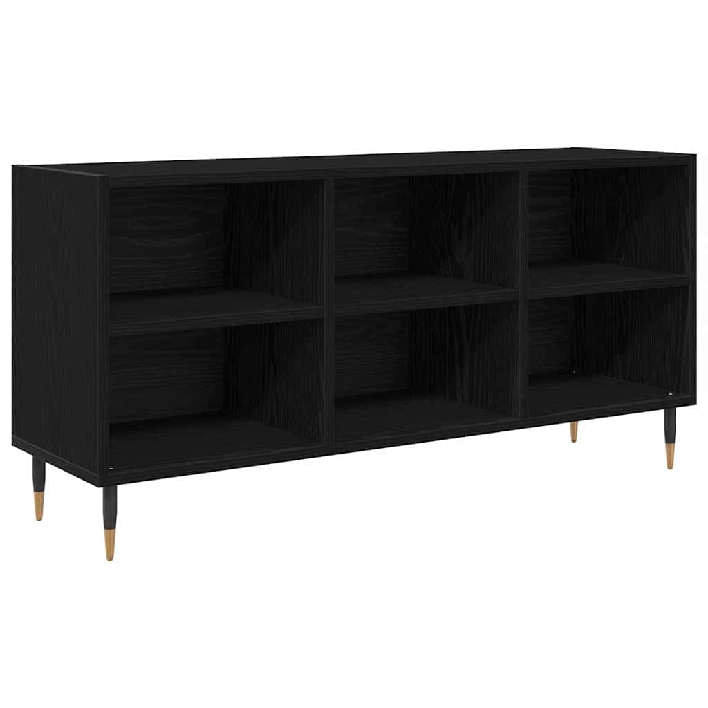 vidaXL Móvel para TV Carvalho Preto 103,5 x 30 x 50 cm - 3935125154