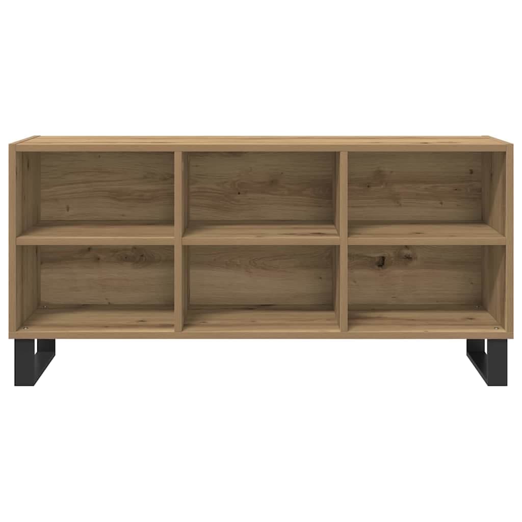vidaXL Móvel para TV Carvalho Artesanal 103,5 x 30 x 50 cm - 2598881837