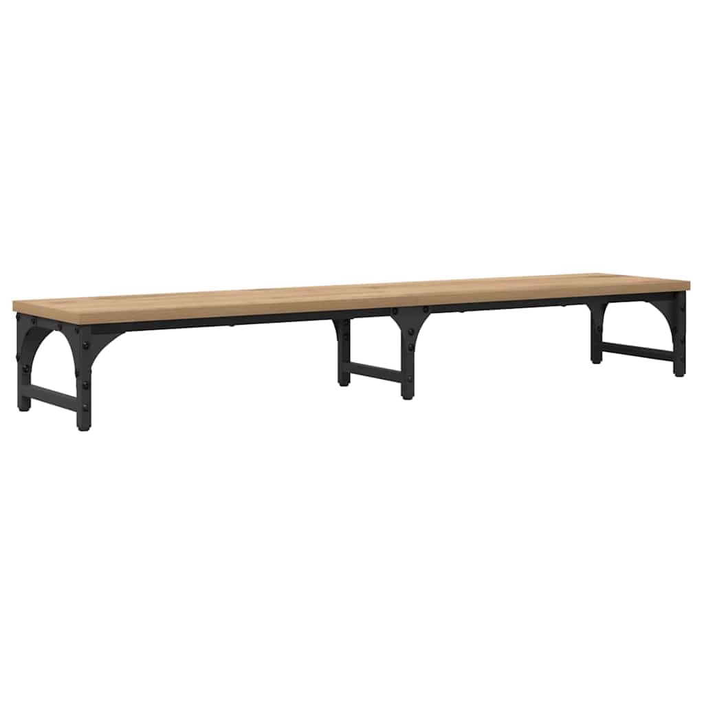 vidaXL Suporte para Monitor Carvalho Artesanal 105 x 23 x 15,5 cm