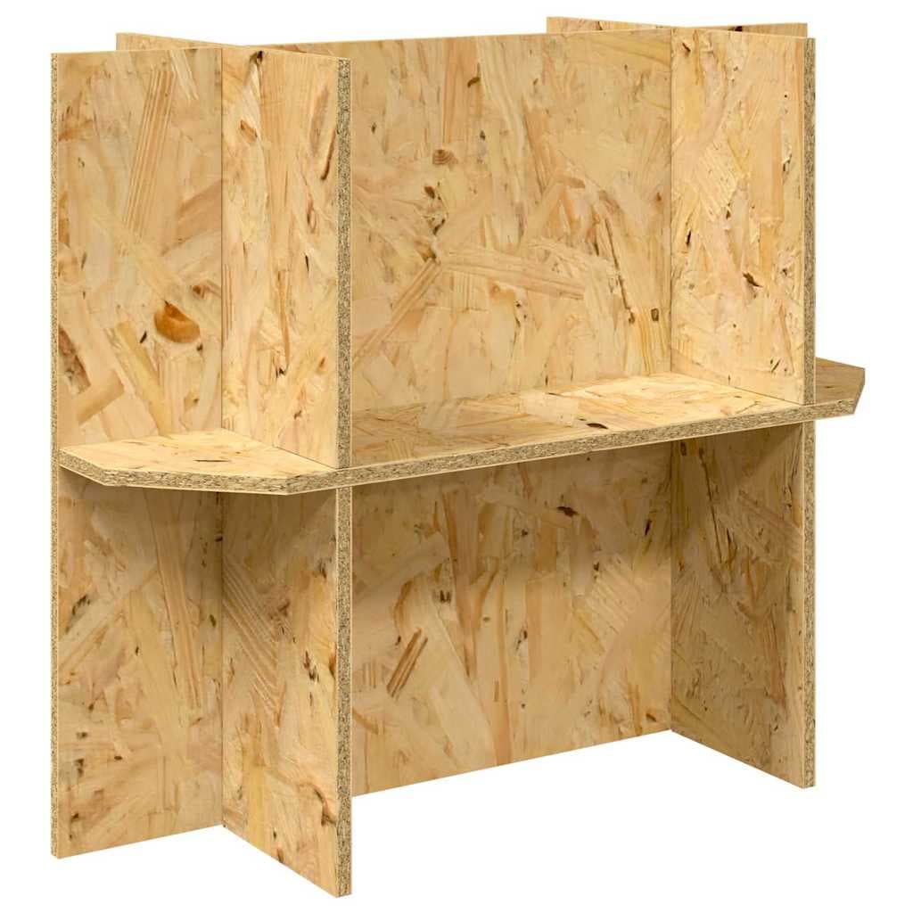 vidaXL Base de Terrário com prateleira Castanho 60 x 30 x 50 cm OSB