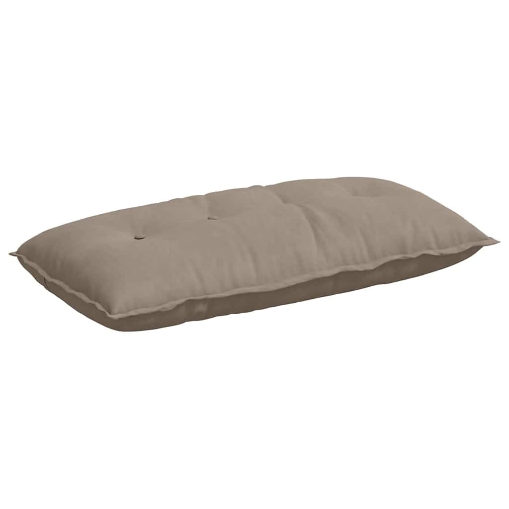 vidaXL Travesseiro para Costas Cinzento-acastanhado 100 X 50 cm - 403551682