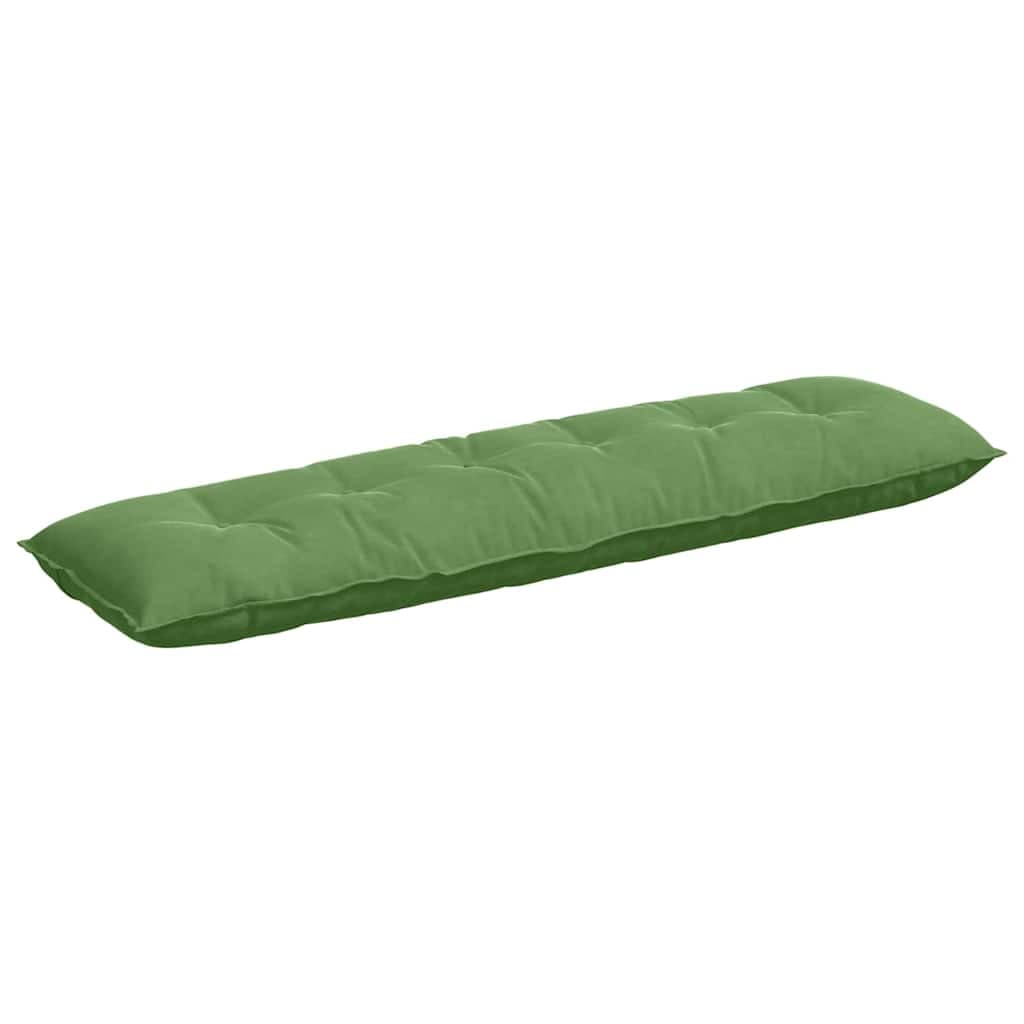 vidaXL Travesseiro para Costas Verde Claro 180 x 50 cm