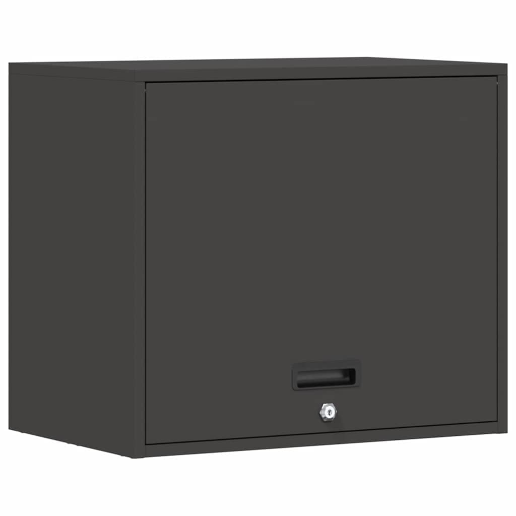 vidaXL Armário de parede para garage Preto 60 x 40 x 53 cm