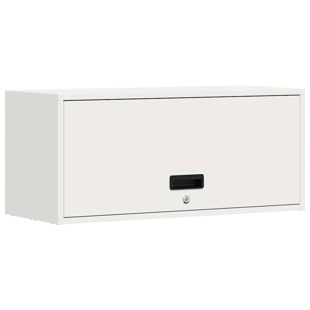vidaXL Armário de parede para garage Branco 80 x 33 x 35 cm