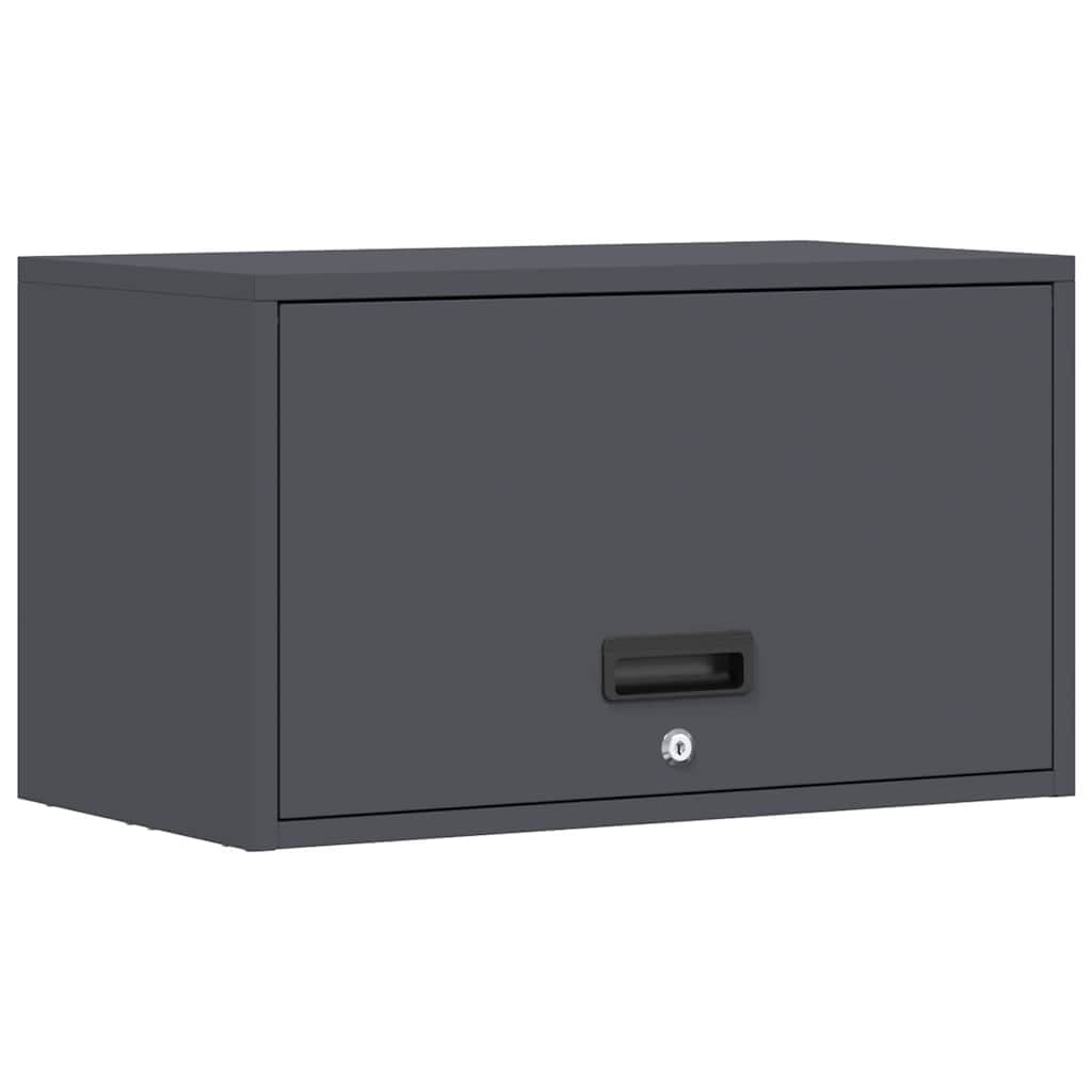 vidaXL Armário de parede para garage Antracite 60 x 33 x 35 cm