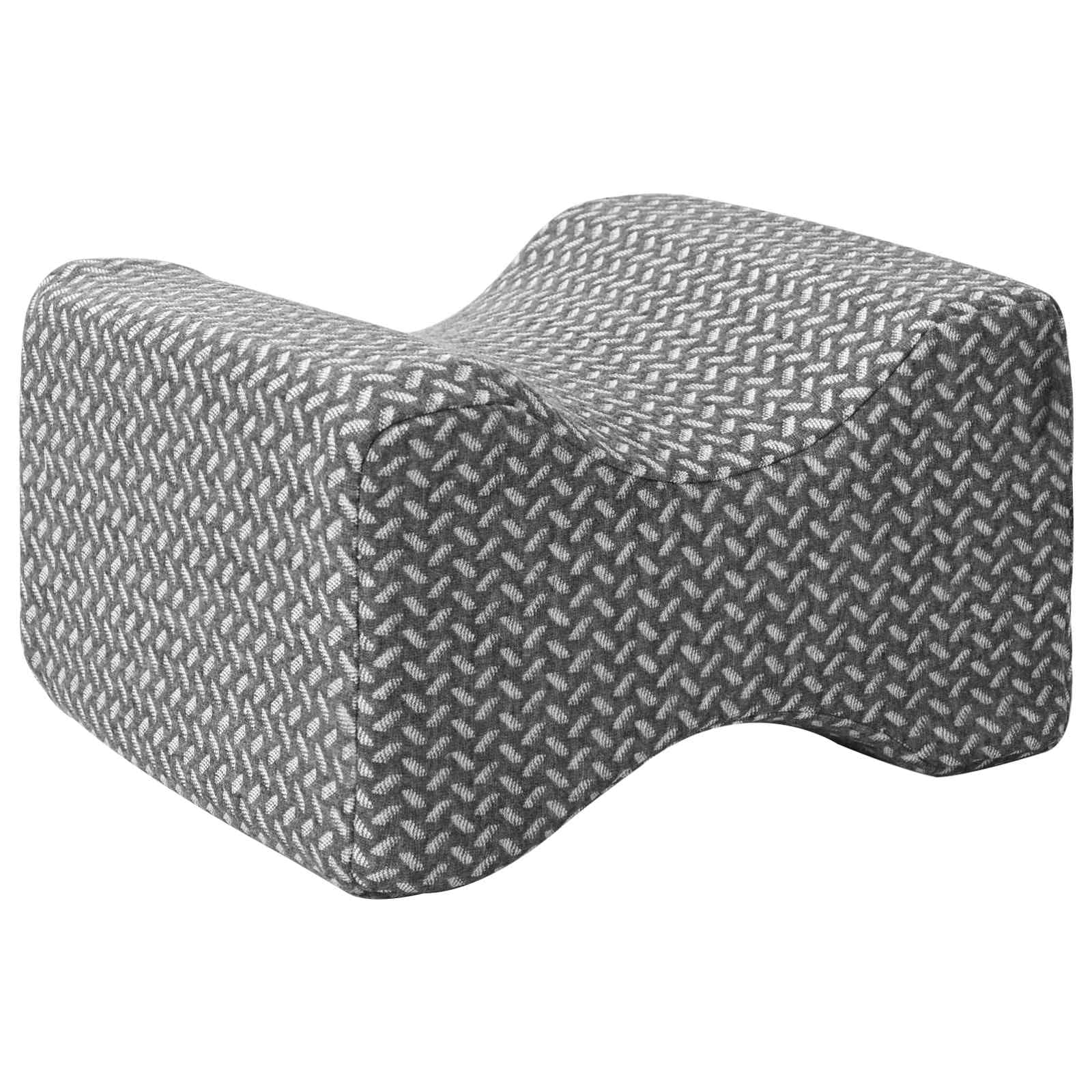 vidaXL Almofada para Joelho Cor sólida Cinzento 26 x 21,5 x 15 cm