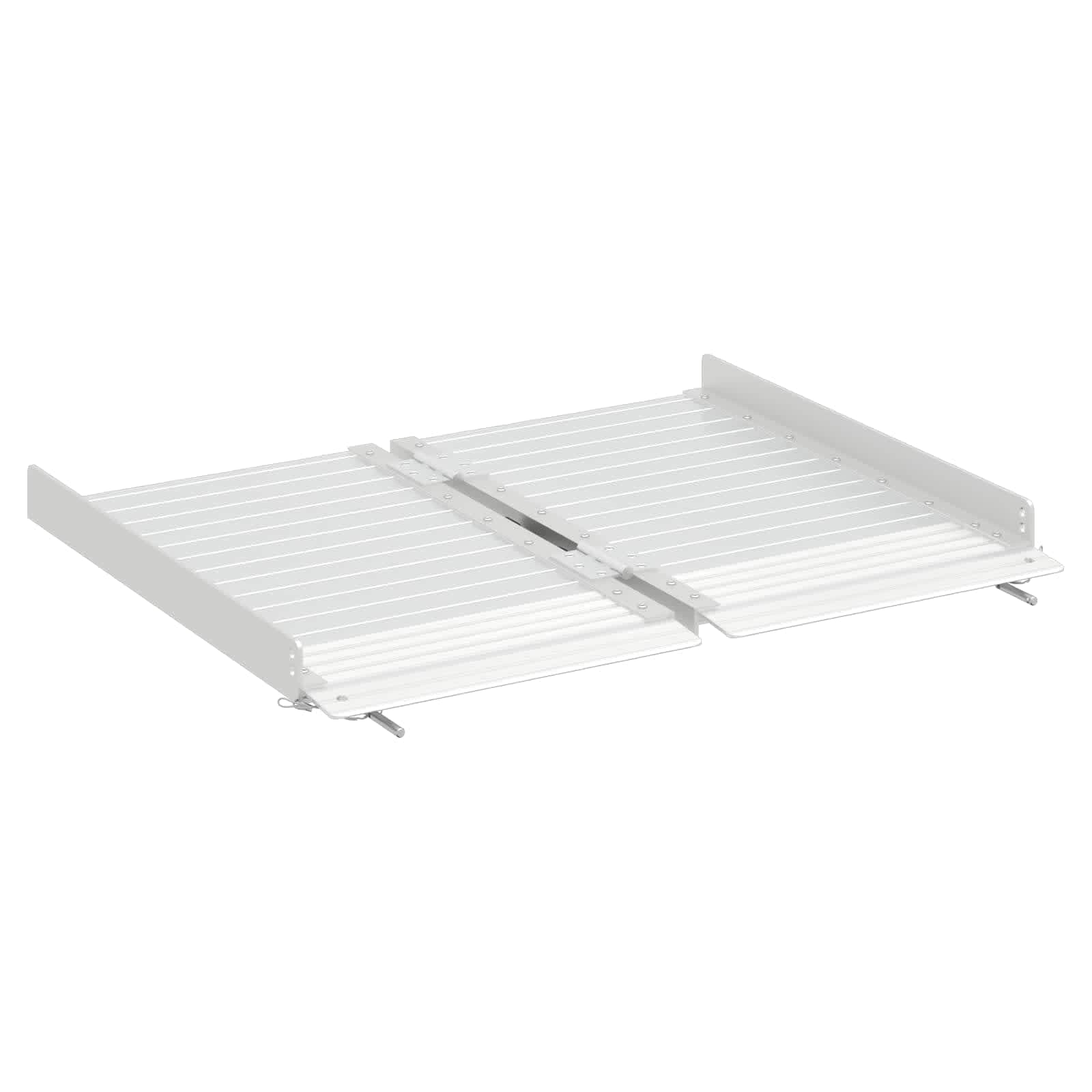 vidaXL Rampa para Cadeira de Rodas 270 kg Prateado 62 x 73 x 5 cm