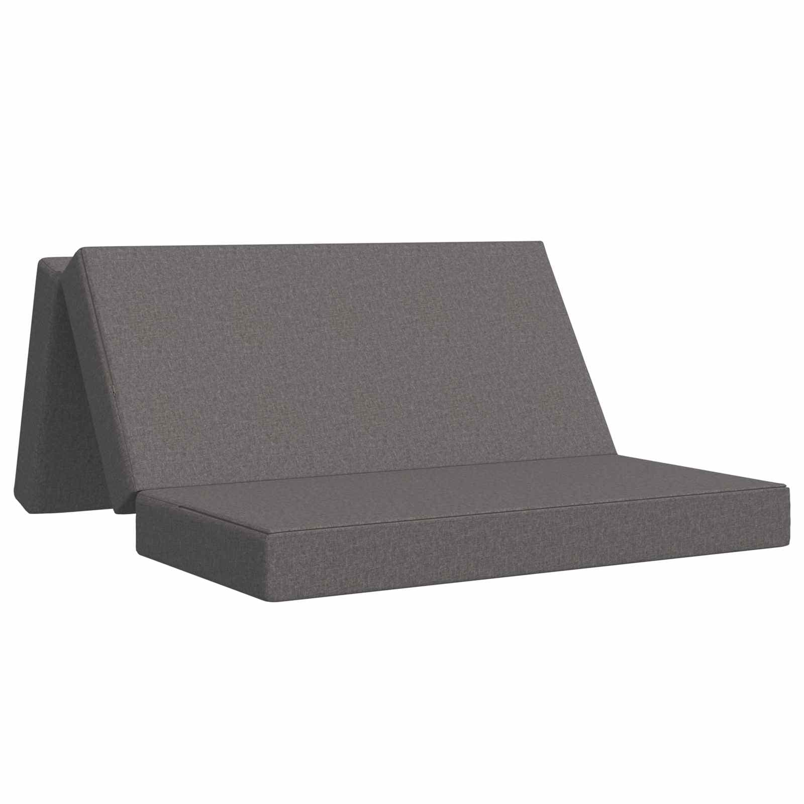 vidaXL Sofá Cama Dobrável 140 x 67 x 45 cm Cinzento-claro