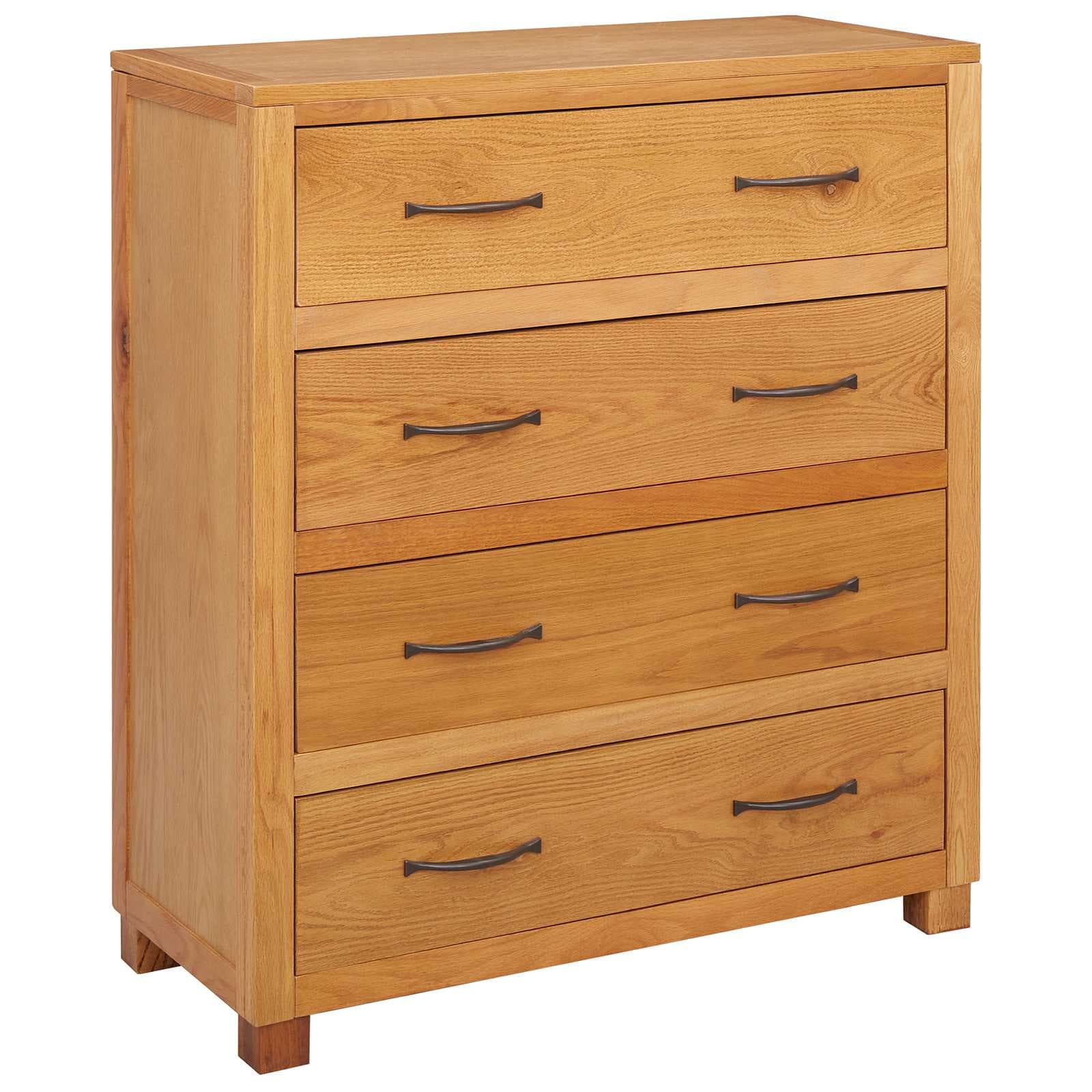 vidaXL Armário Castanho 80 x 35 x 95 cm Madeira de Carvalho Sólido