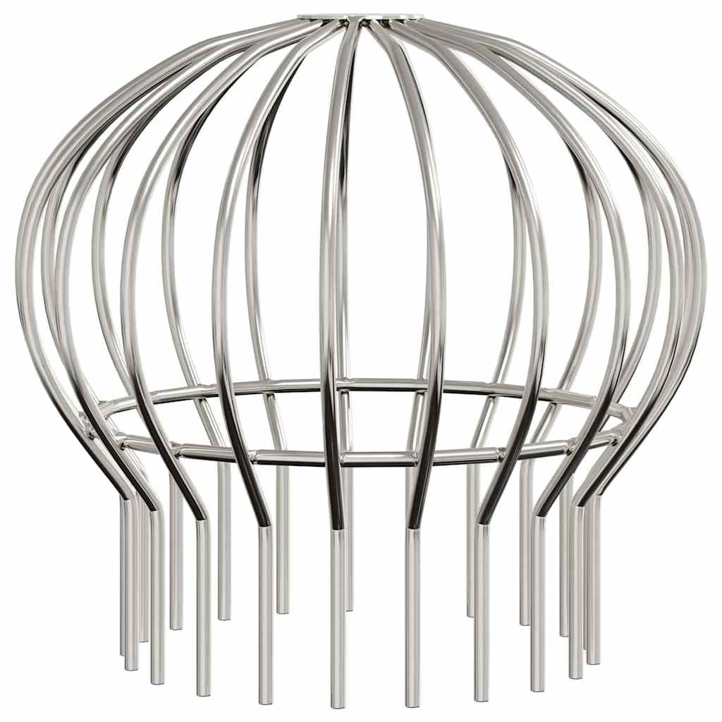 vidaXL Protetor de Folhas para Calha 2 pcs Prateado 160 mm