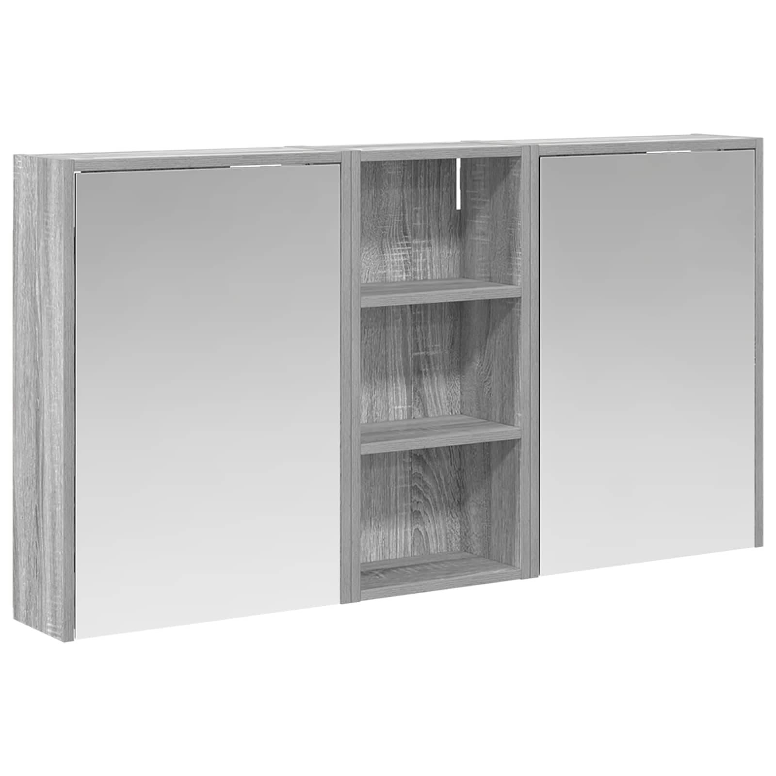 vidaXL Conjunto de Armários para Banheiro 3 pcs 116 x 16 x 62,5 cm
