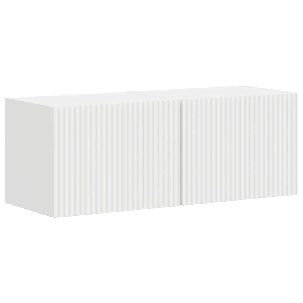vidaXL Armário de TV de Parede 2 pcs Branco 39 x 31 x 29,5 cm