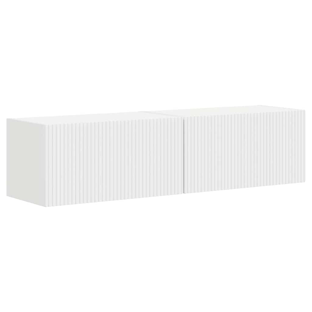 vidaXL Armário de TV de Parede 2 pcs Branco 60 x 31 x 29,5 cm
