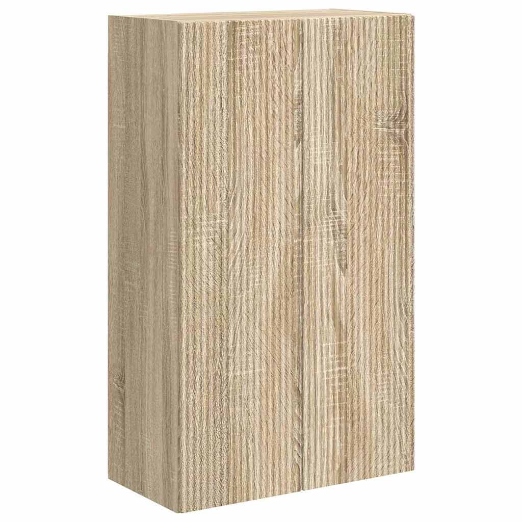 vidaXL Armário de TV de Parede Carvalho Sonoma 59,5 x 31 x 100 cm - 749836501