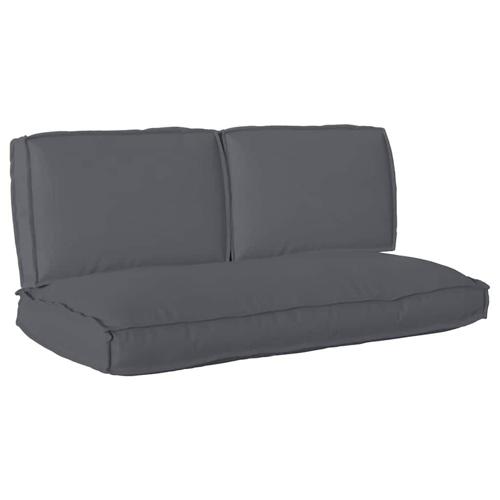 vidaXL Conjunto de Almofadas 3 pcs Antracite Tecido Oxford
