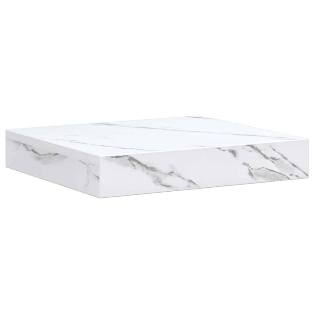 vidaXL Prateleira de Parede Mármore Branco 23 x 23,5 x 4 cm