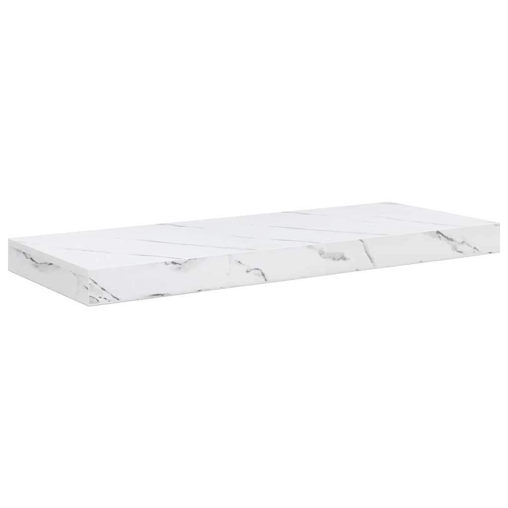 vidaXL Prateleira de Parede Mármore Branco 60 x 23 x 4 cm