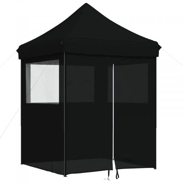 vidaXL Tenda de Festa Preto 200 X 200 X 306 cm Tecido Oxford - 1162285023