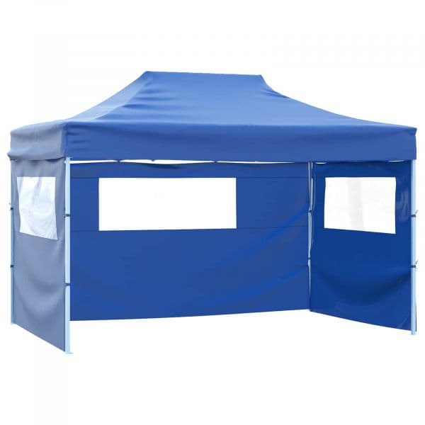 vidaXL Tenda de Festa Azul 280 X 410 X 315 cm Tecido Oxford - 906808197