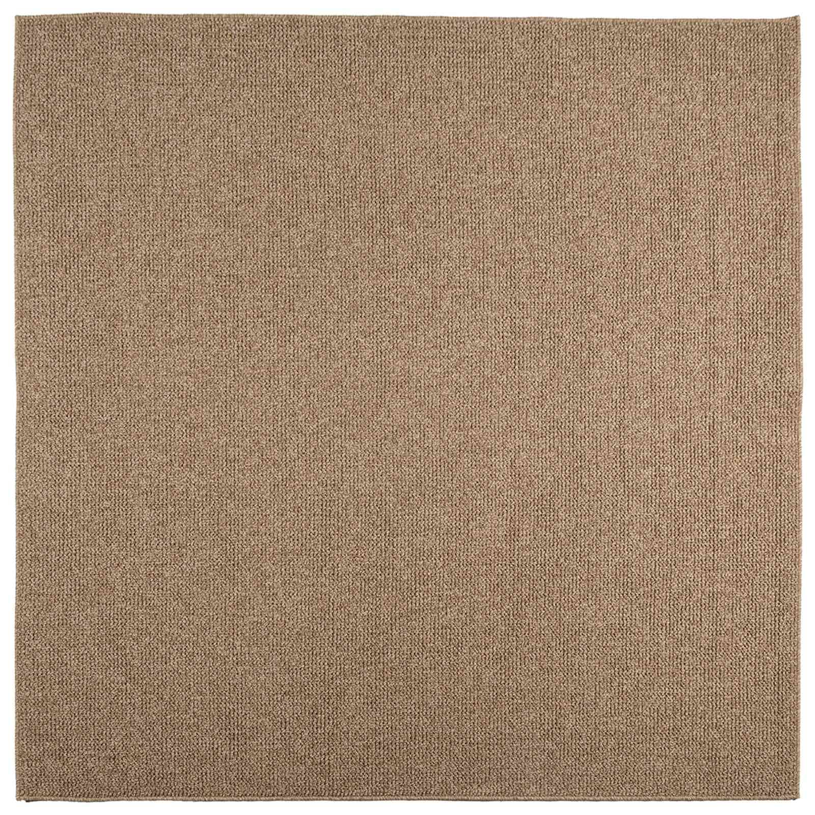 vidaXL Tapetes de área Quadrado AGIRA Natural 200 x 200 cm Poliéster
