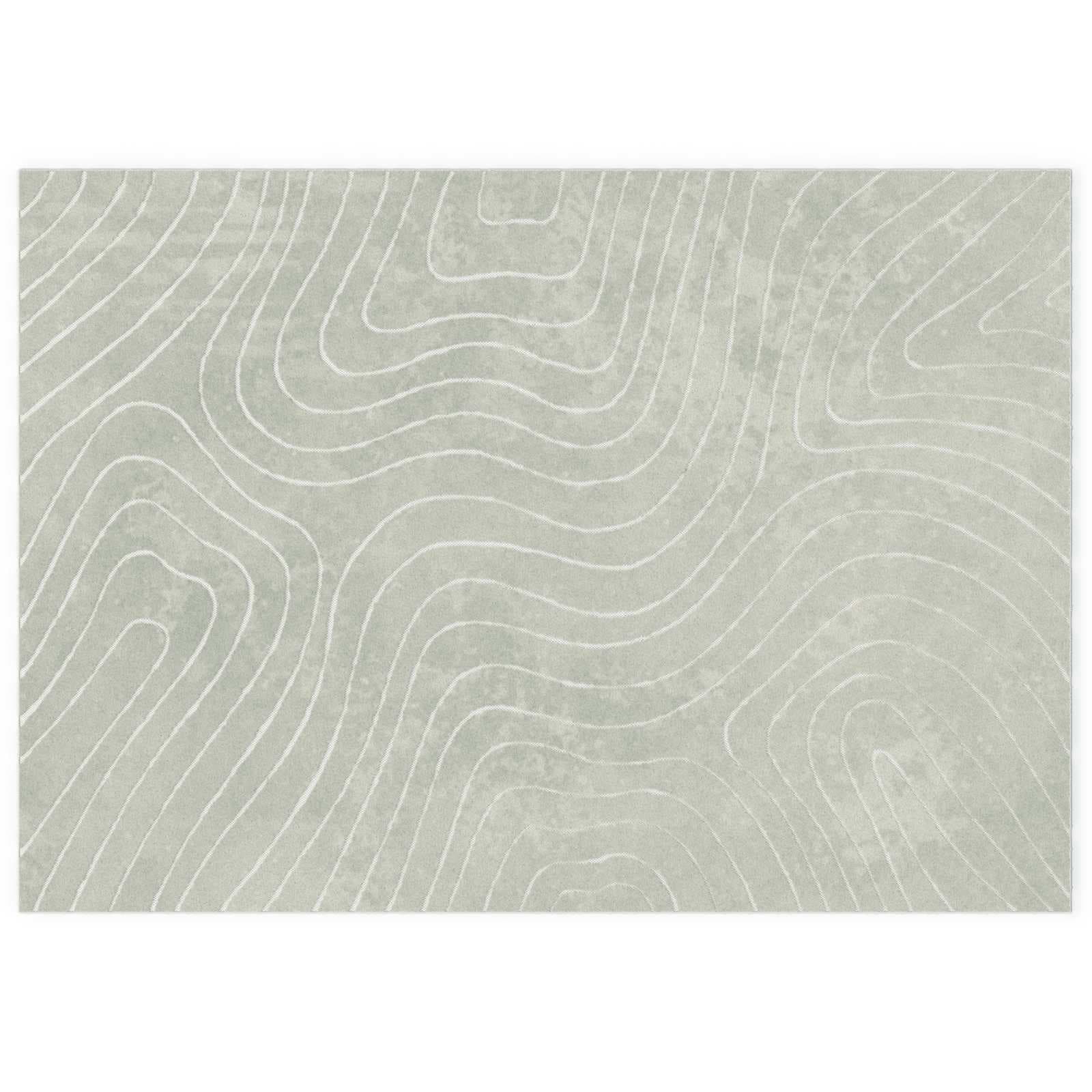 vidaXL Tapetes de área Retangular PALMERAS Verde 200 x 280 cm