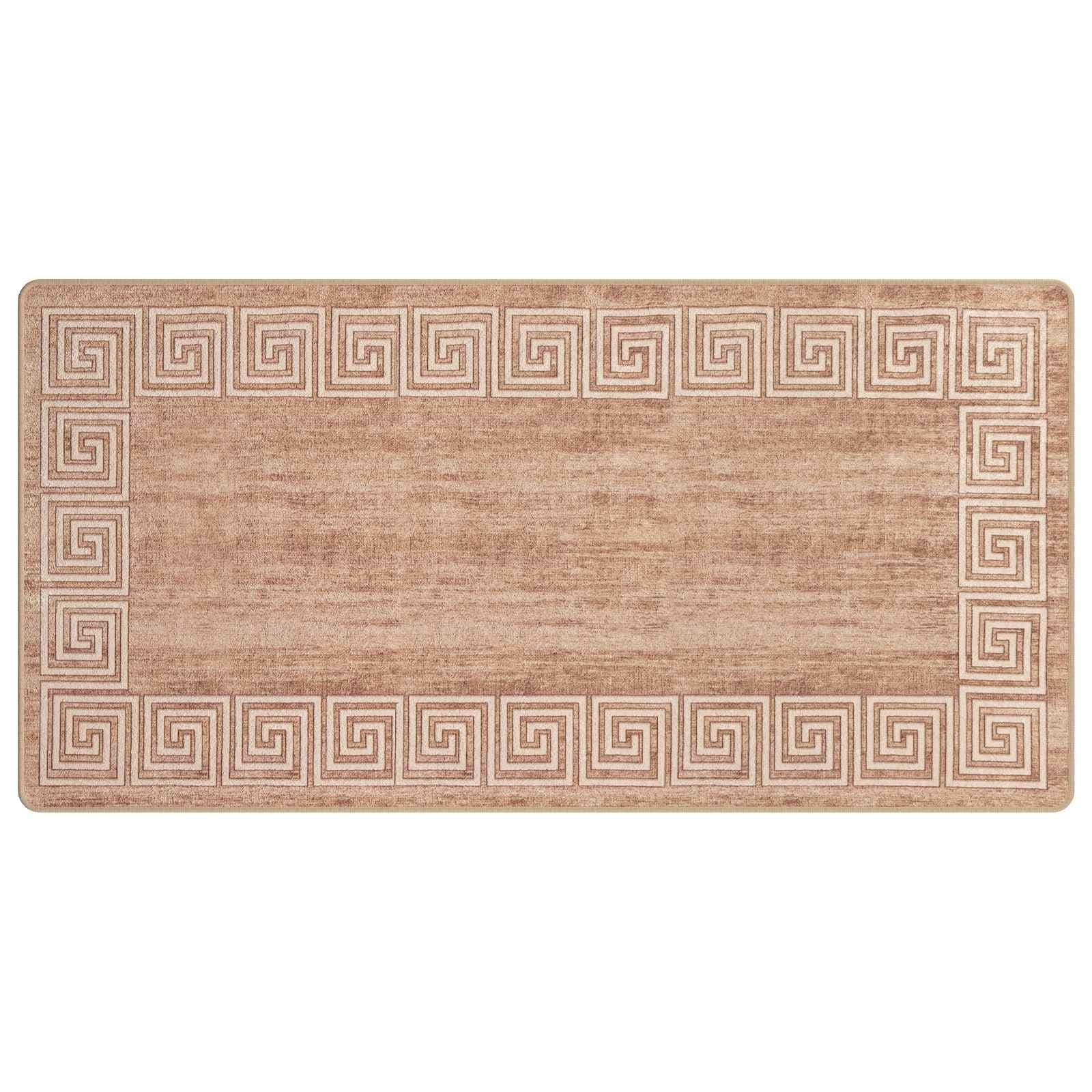 vidaXL Passadeira MARSA Branco 100 x 200 cm Poliéster e PVC