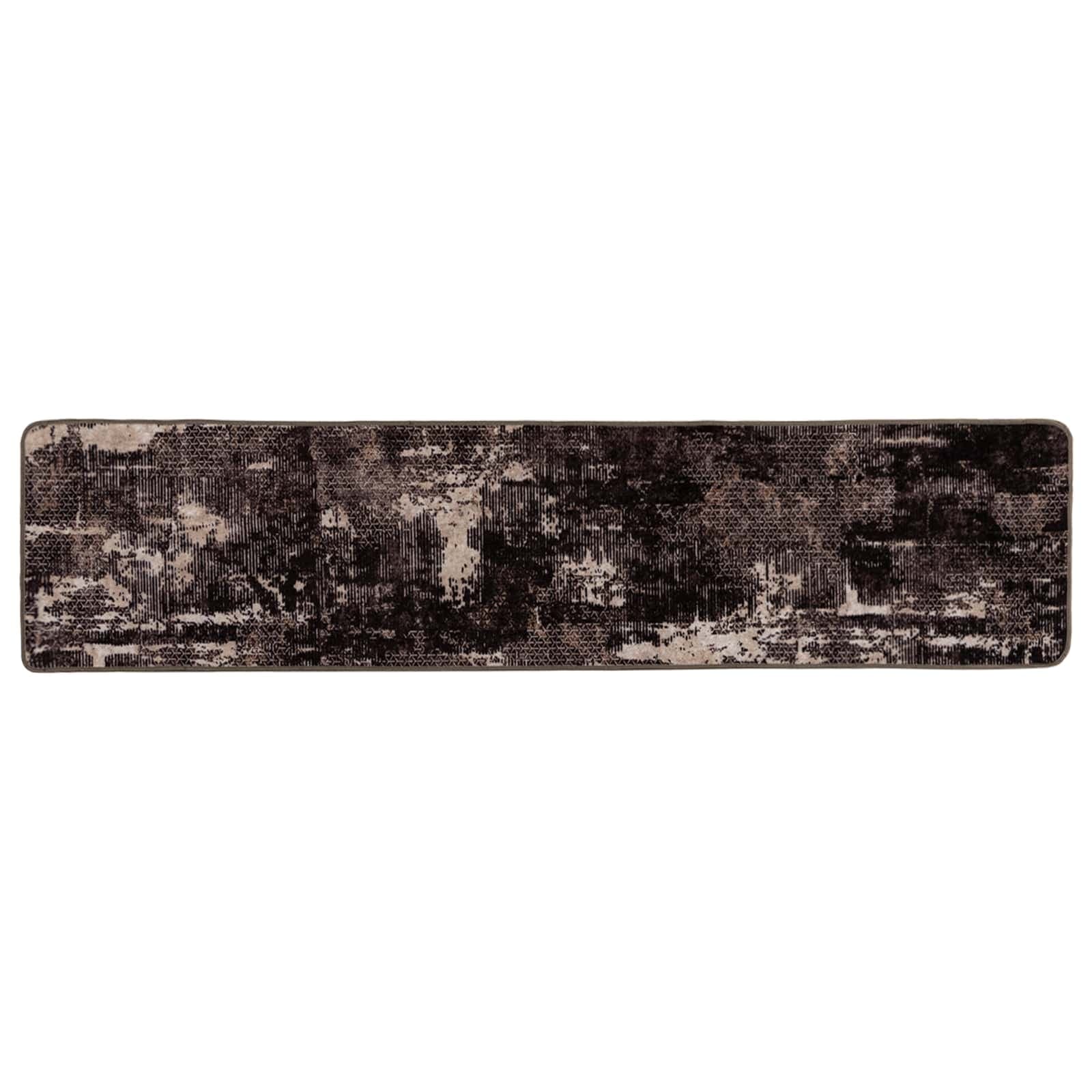 vidaXL Passadeira MARSA Preto 50 x 100 cm Poliéster e PVC