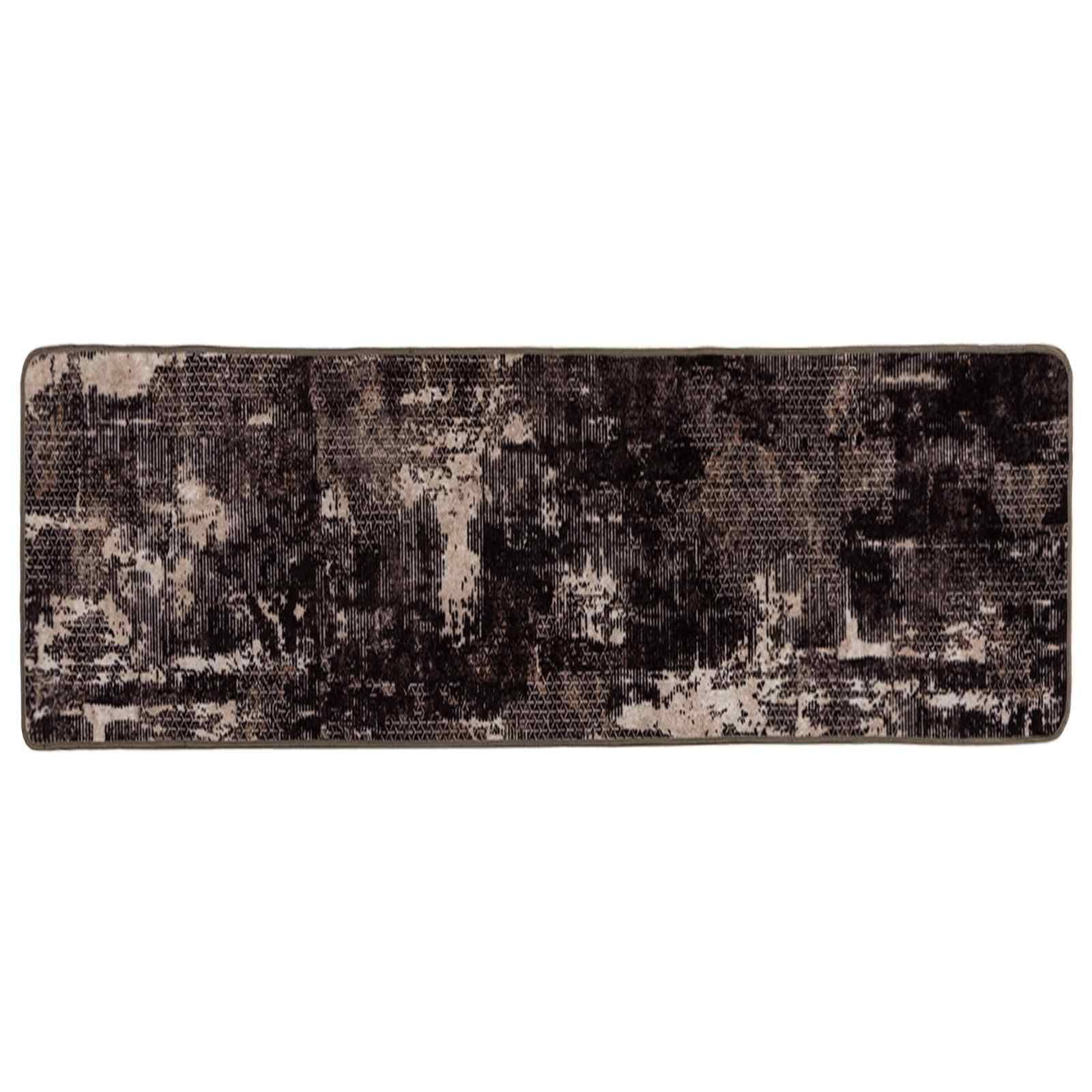 vidaXL Passadeira MARSA Preto 80 x 200 cm Poliéster e PVC