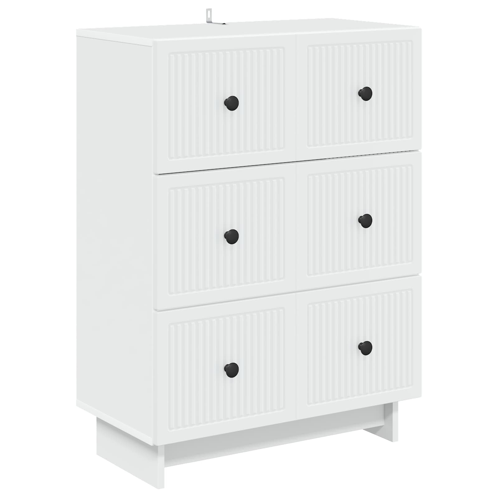 vidaXL Gabinete de Gavetas Branco 66 x 34,5 x 90 cm