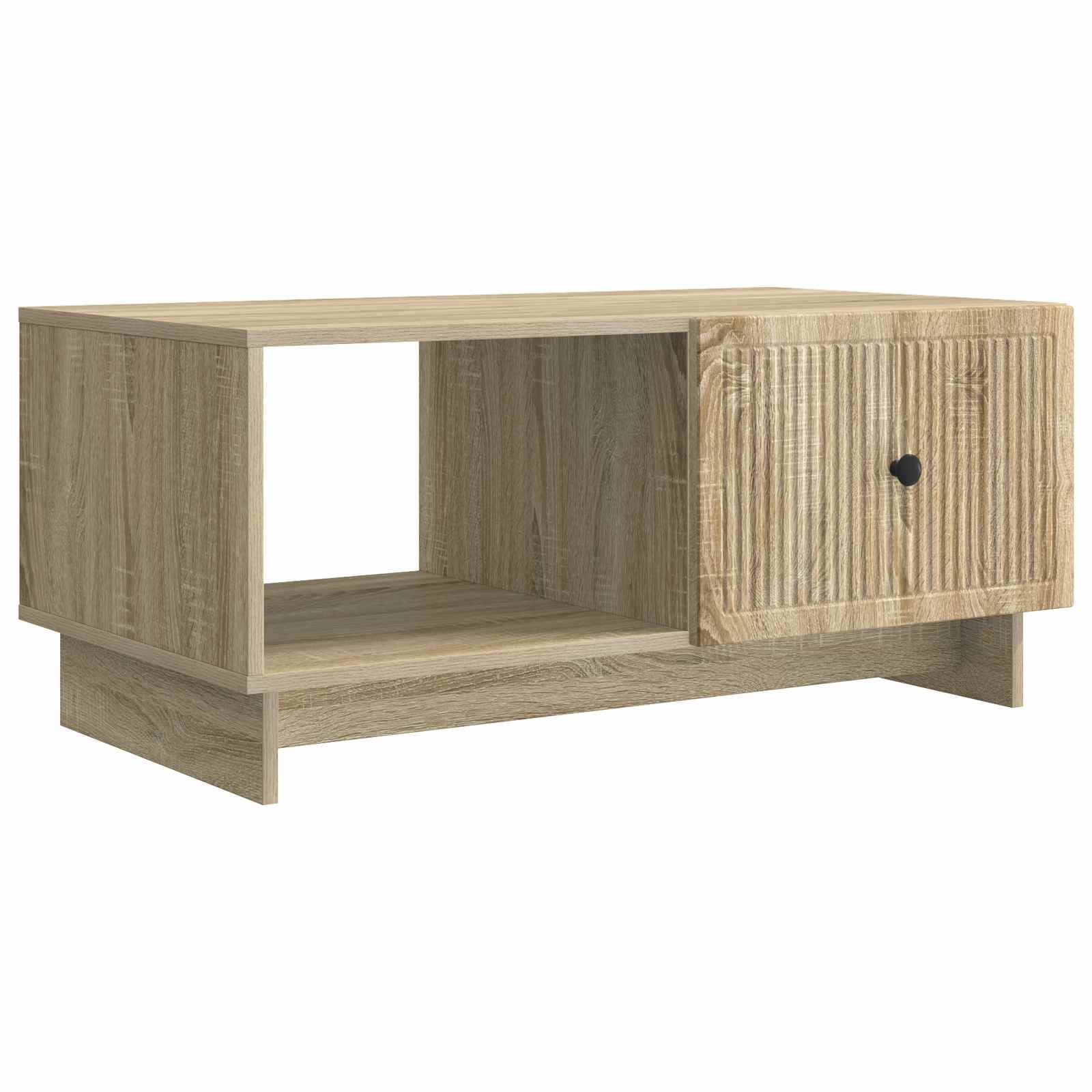 vidaXL Mesa de centro Carvalho Sonoma 90 x 50 x 40 cm