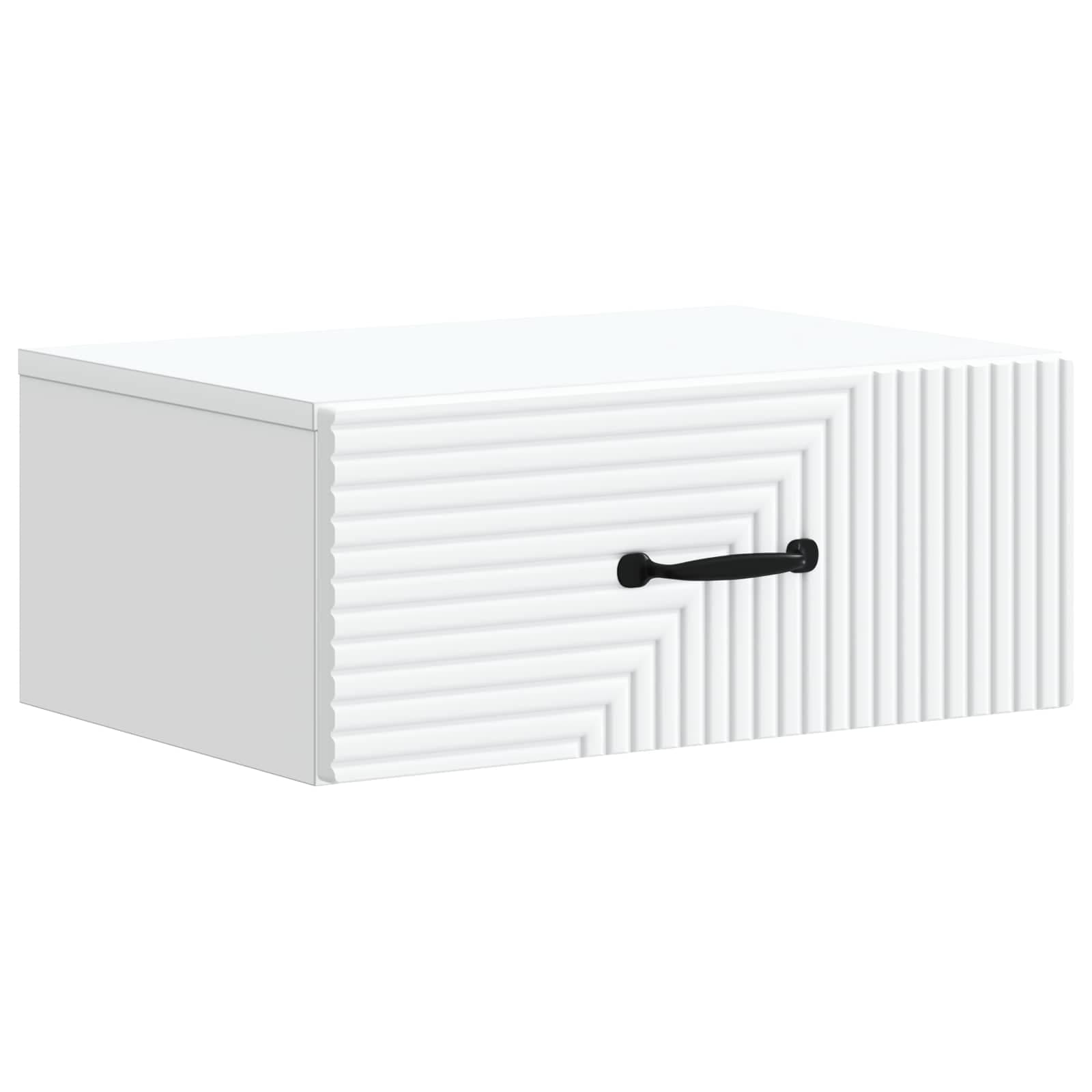 vidaXL Gabinete de Canto Montado na Parede Branco 49 x 34,5 x 20 cm
