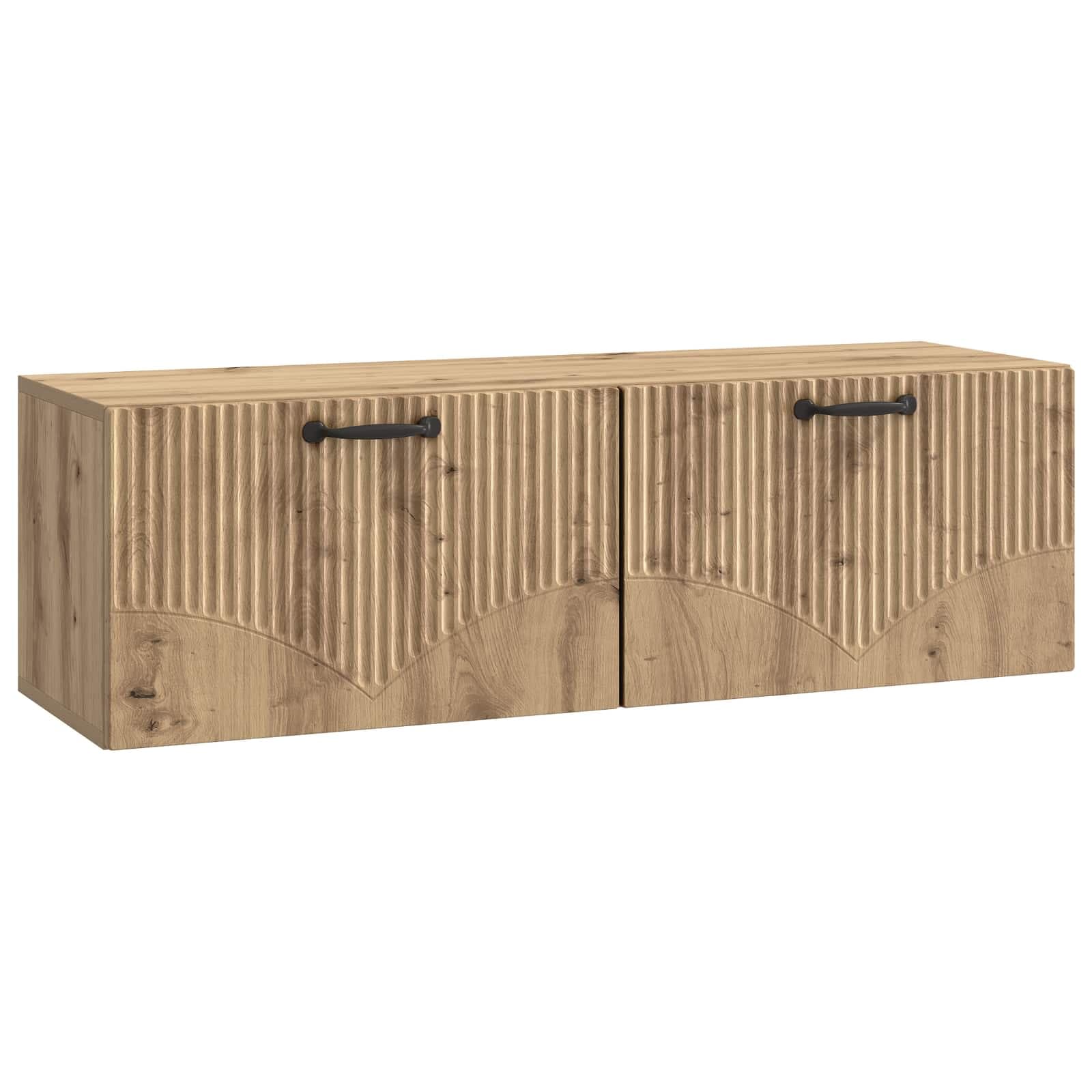 vidaXL Gabinete de TV de Parede Carvalho Arttisan 98 x 31 x 30 cm