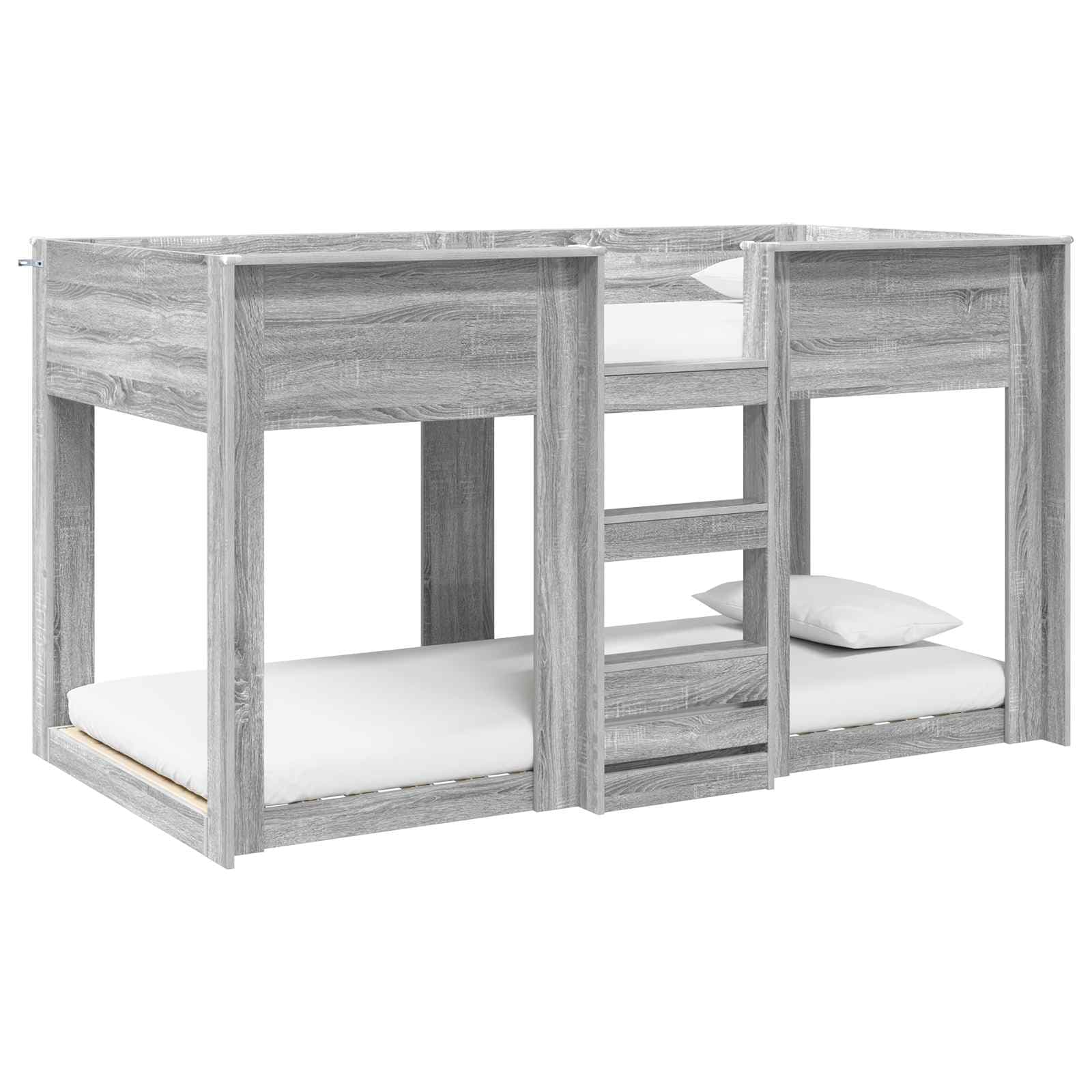 vidaXL Beliche para Crianças Cinza Sonoma 80 x 200 cm