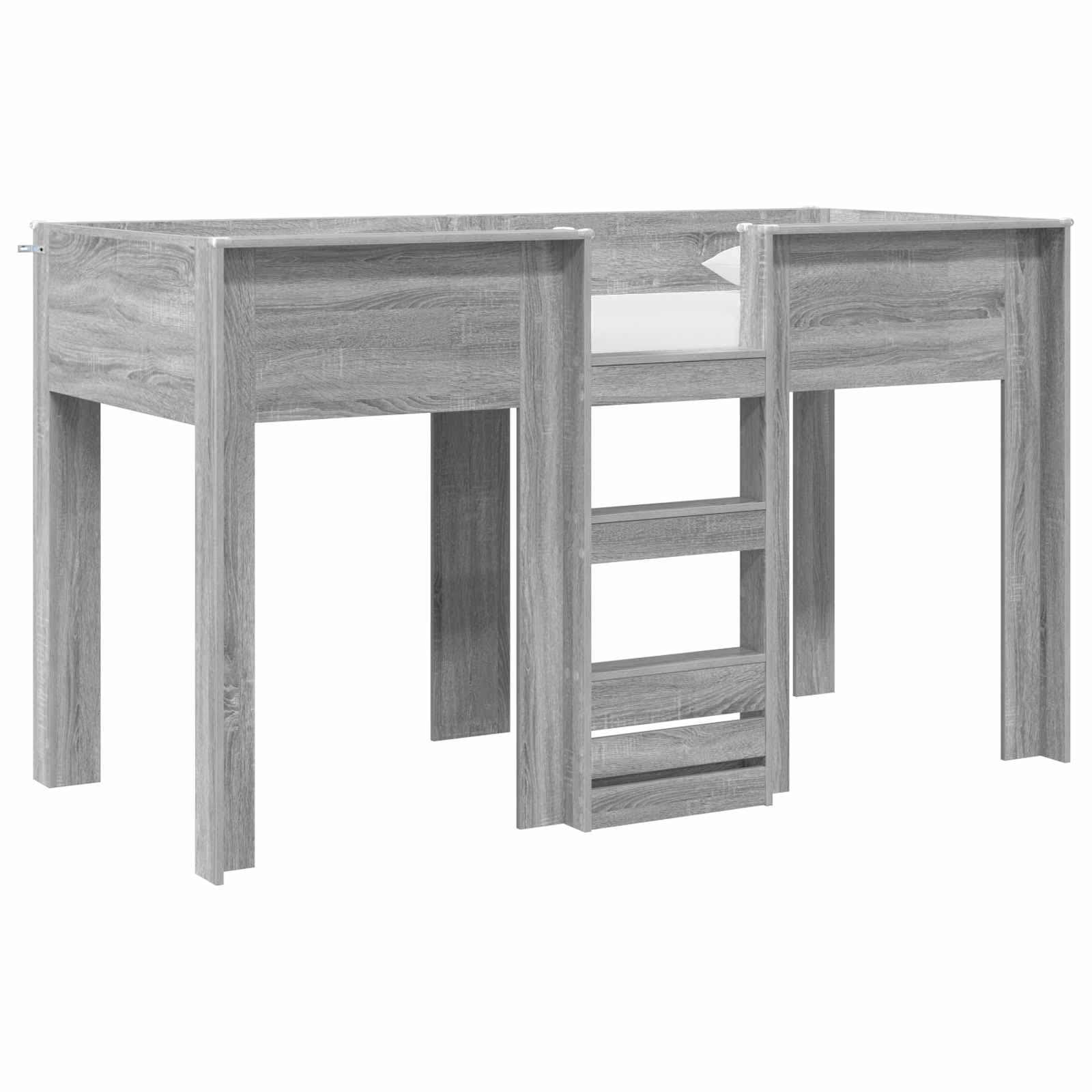 vidaXL Beliche para Crianças Cinza Sonoma 75 x 190 cm