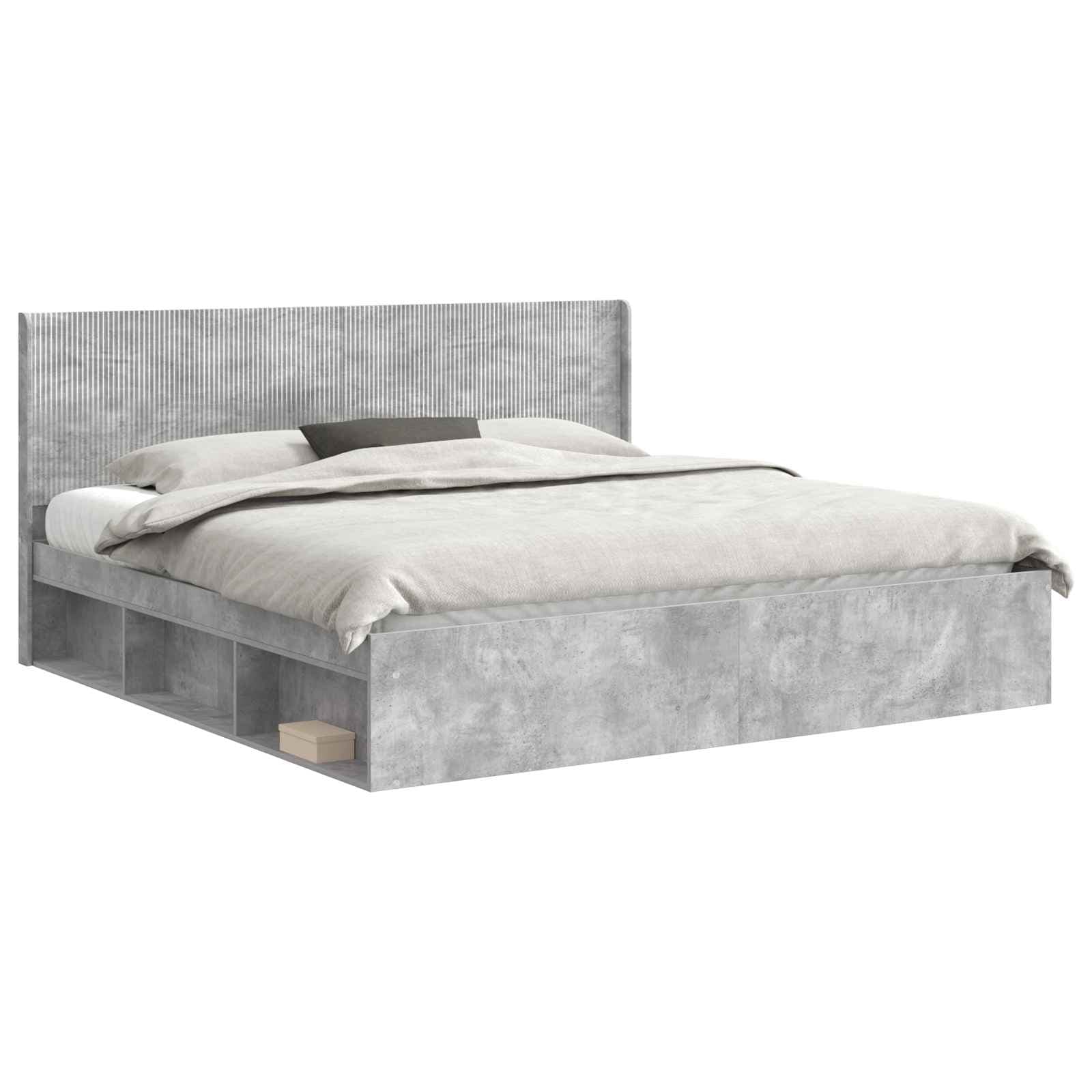 vidaXL Estrutura de Cama com Armazenamento e Cabeceira