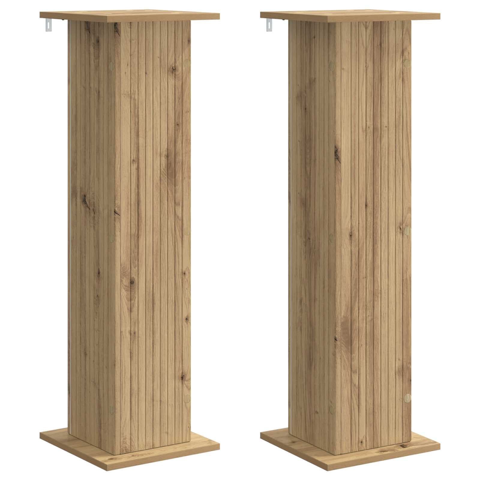 vidaXL Suporte para Plantas 2 pcs Carvalho Arttisan