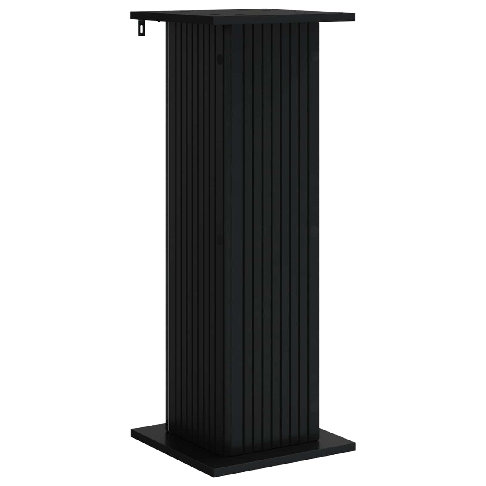 vidaXL Suporte para Plantas Preto 30,5 x 30 x 80,5 cm