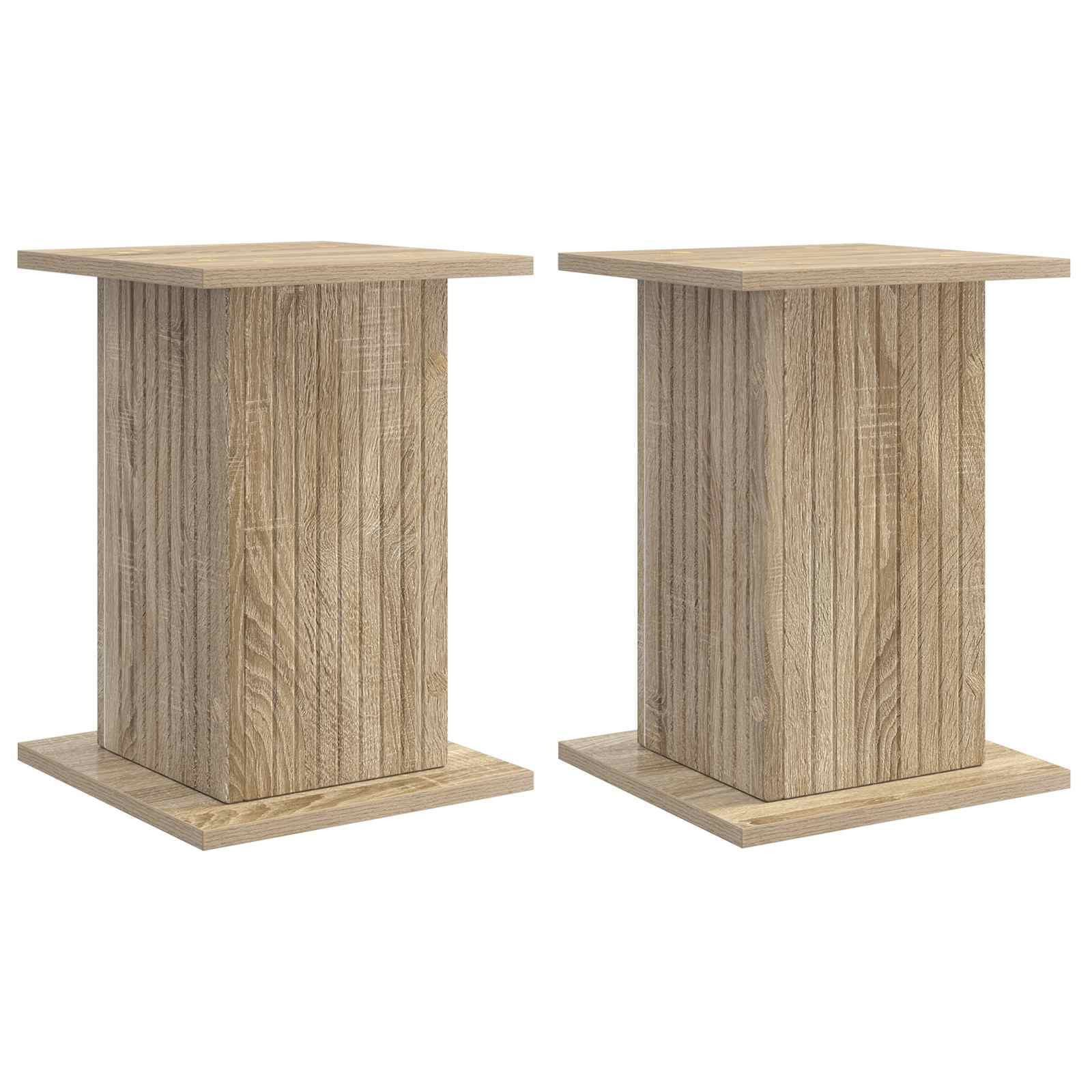 vidaXL Suporte para Plantas 2 pcs Carvalho Sonoma 30,5 x 30 x 43 cm