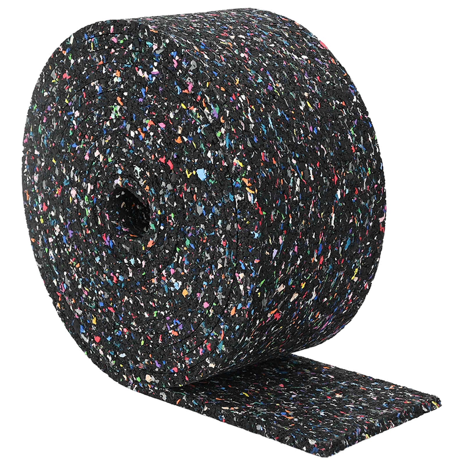 vidaXL Rolo de Granulado de Borracha Preto 1000 x 10 x 0,3 cm Borracha