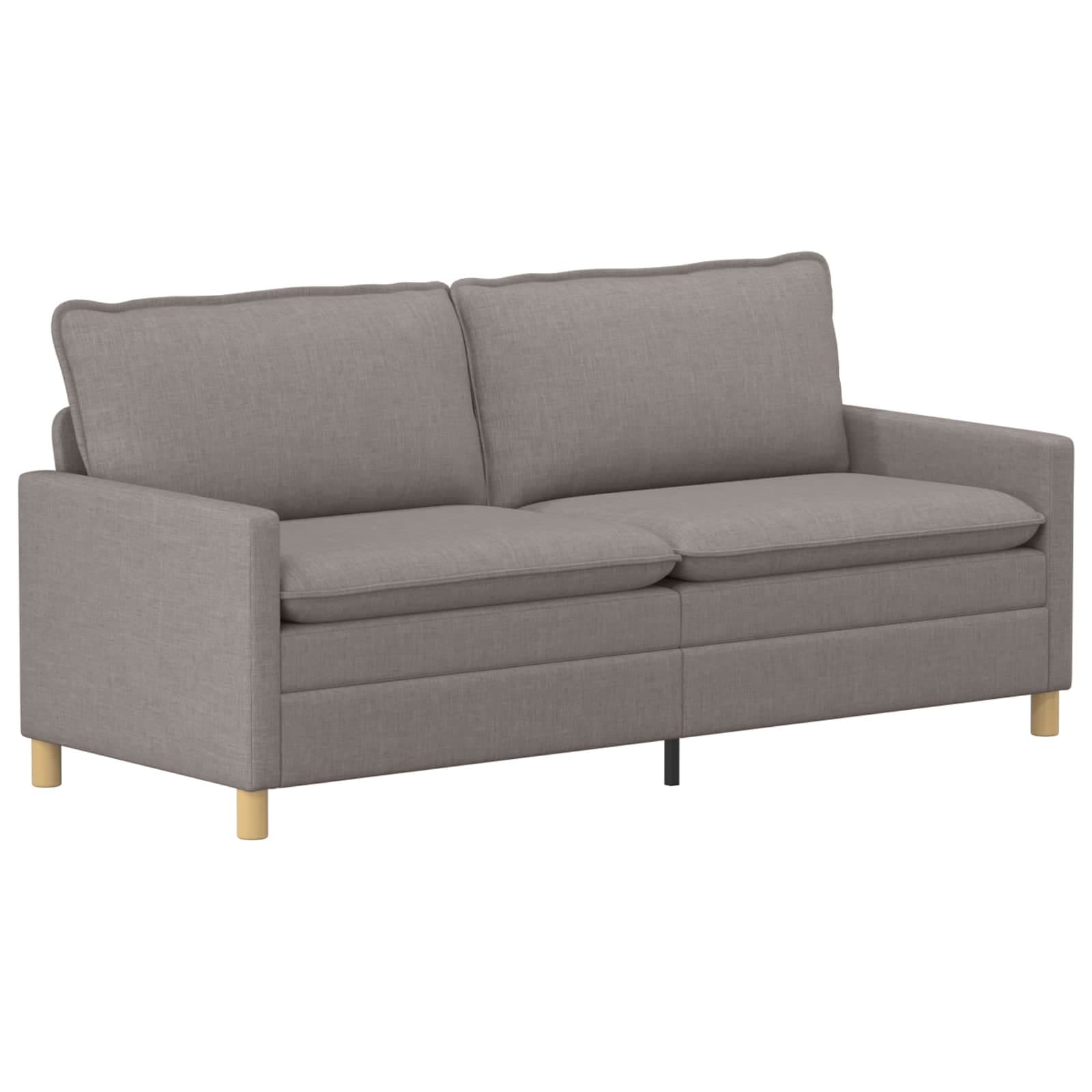 vidaXL Sofá Cinzento-acastanhado 196 x 81 x 87,5 cm Tecido