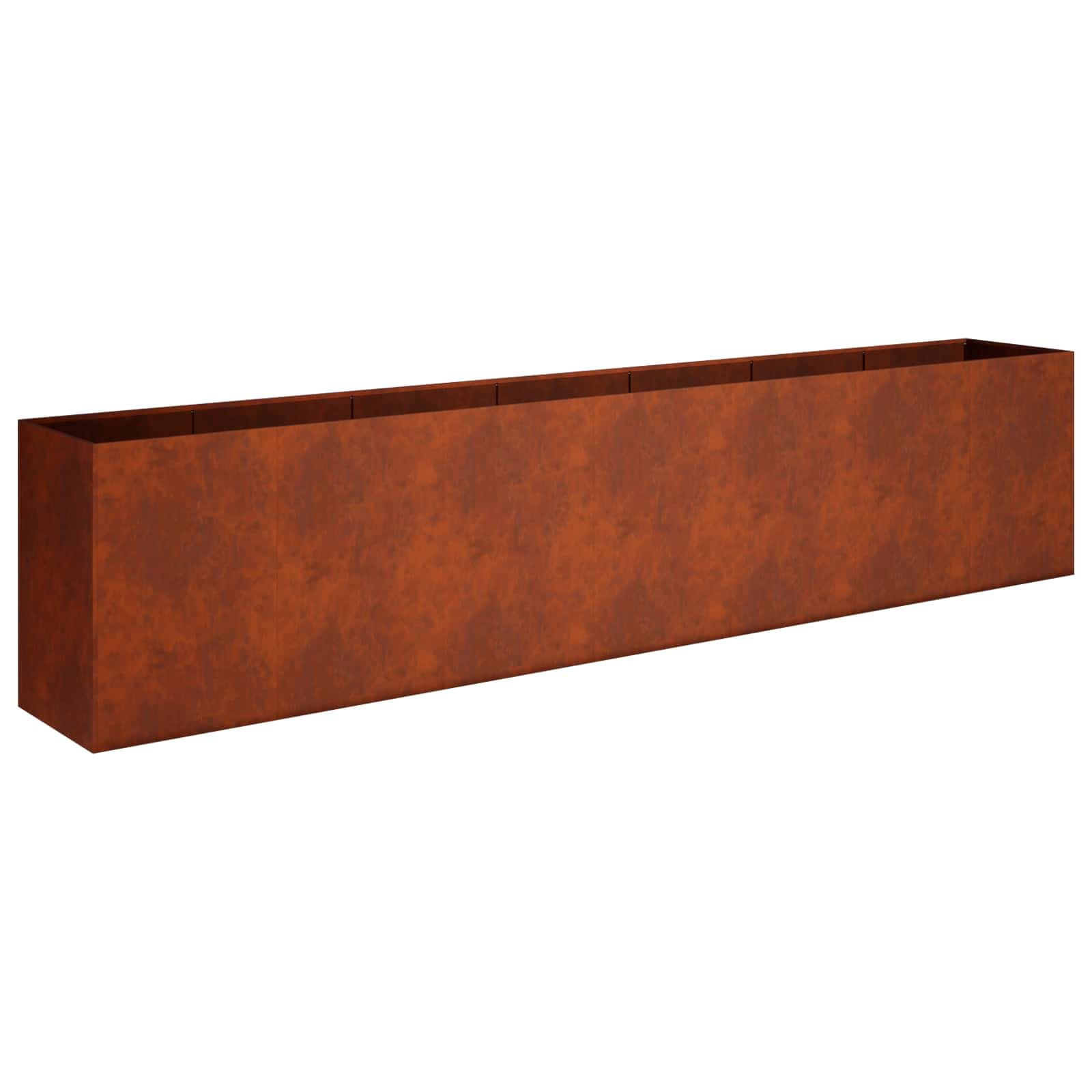 vidaXL Vaso de Jardim Ferro Enferrujado 280 x 40 x 60 cm Aço Corten