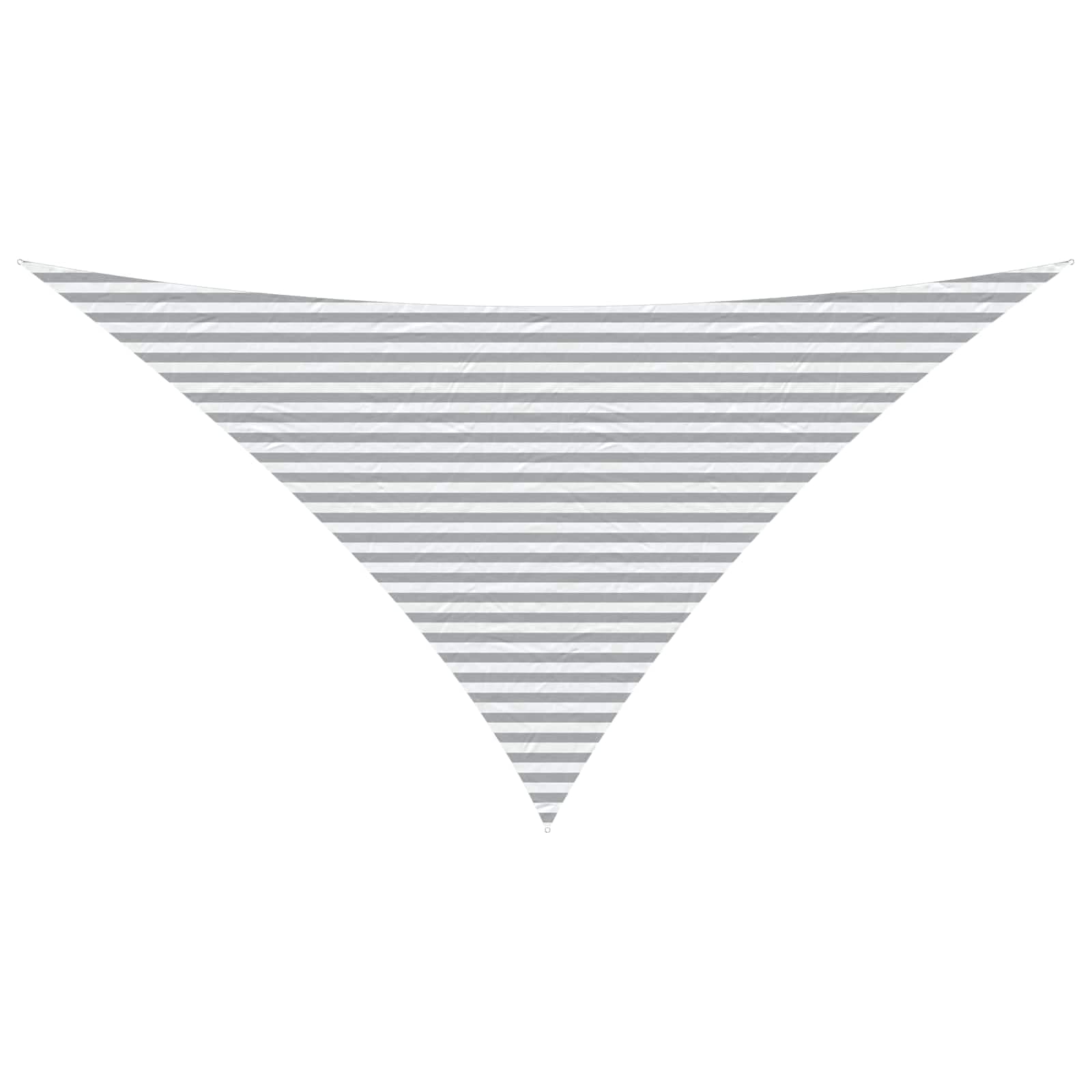 vidaXL Vela de sombra solar Cinza Claro e Branco 7 x 5 x 5 m