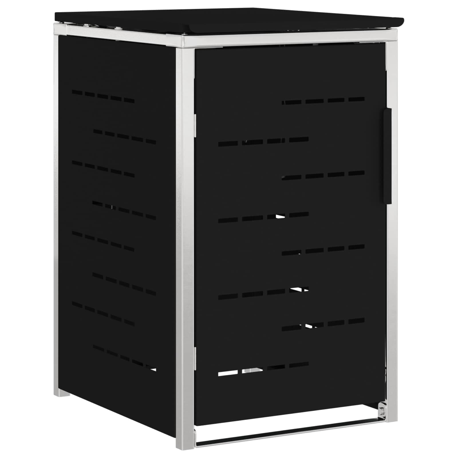 vidaXL Armazenamento de Lixeira for 1 Bin 240L Preto