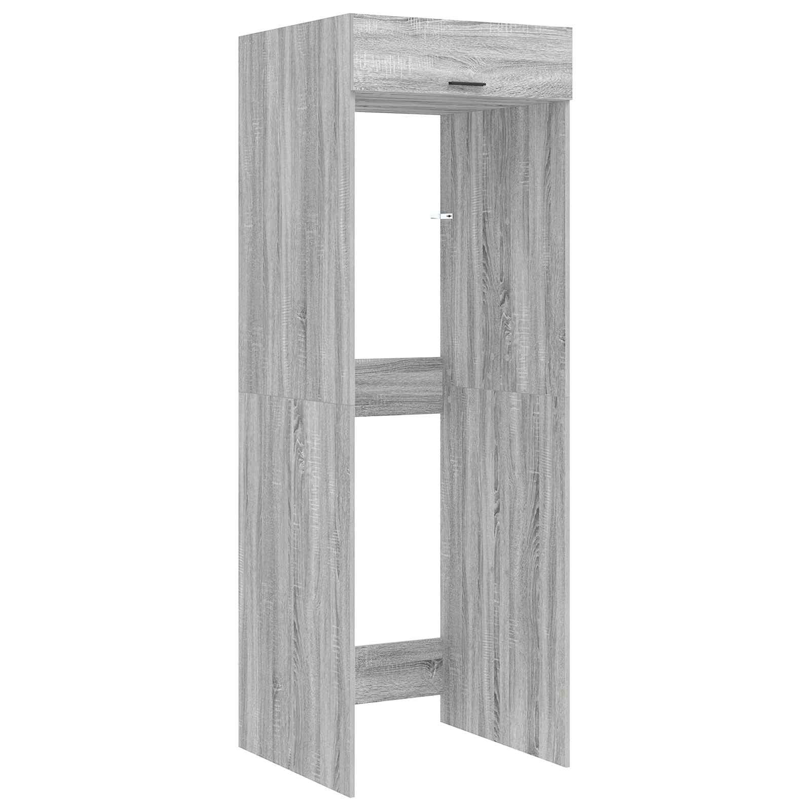 vidaXL Armário para Máquina de Lavar Cinza Sonoma 67,5 x 68 x 200 cm