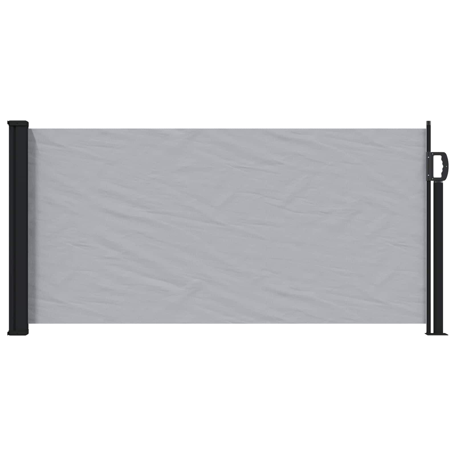 vidaXL Toldo Lateral Retrátil Cinzento 300 x 100 cm Poliéster