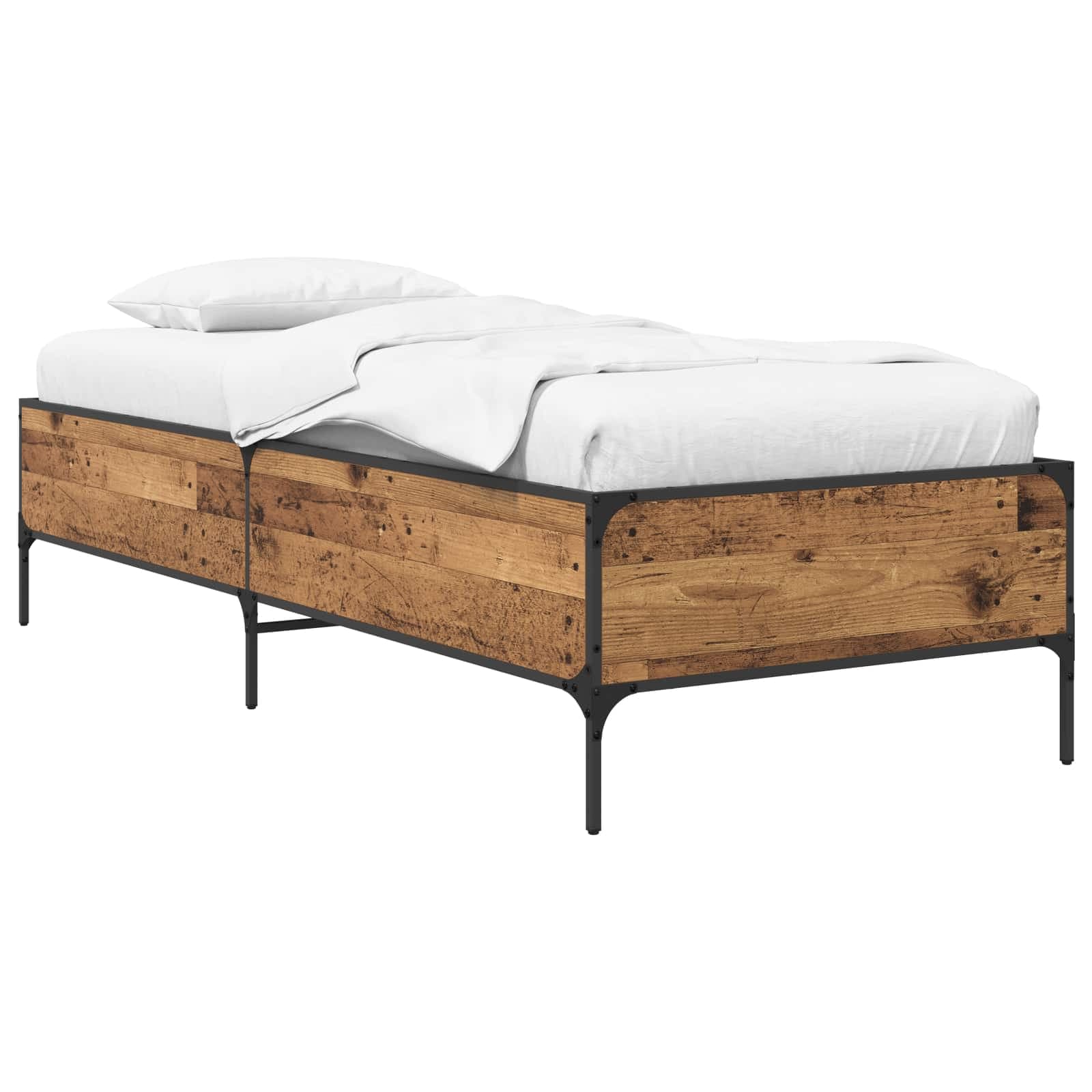 vidaXL Estrutura da Cama Madeira antiga 80 x 200 cm