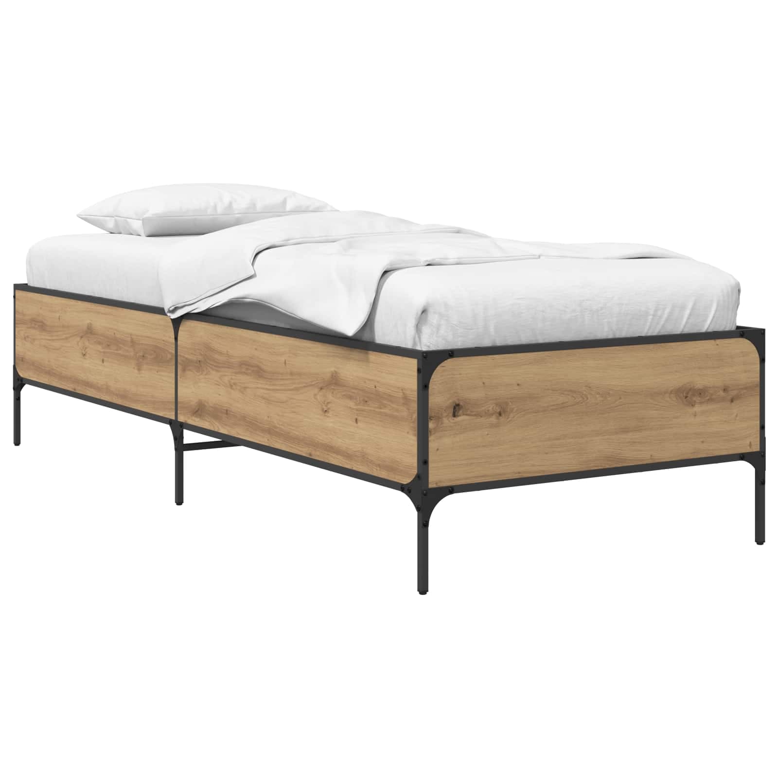 vidaXL Estrutura da Cama Carvalho Artisian 80 x 200 cm